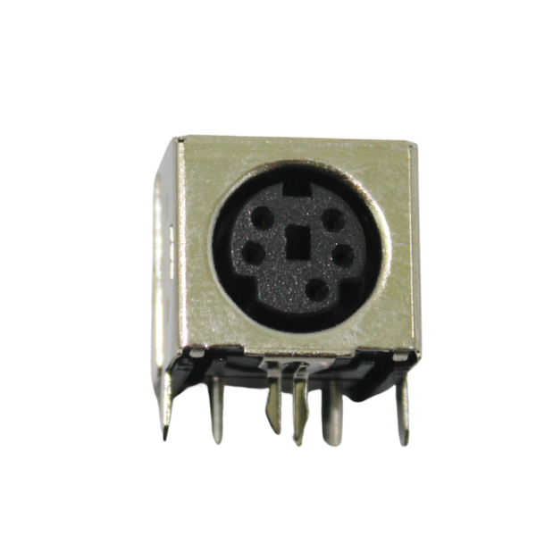 BMS51 5-Way PCB Mount DIN Socket with Metal Shell