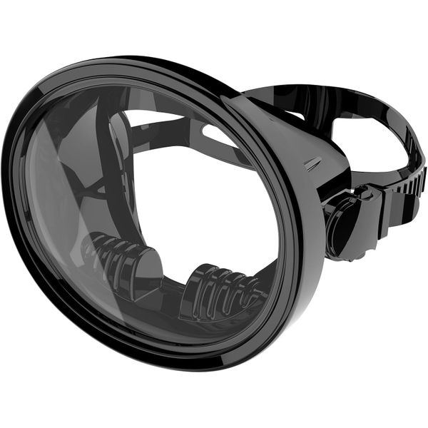 Wide Tempered Glass Oval HD Anti-Fog Scuba Goggles Diving Mask for Adults