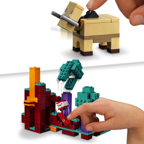 Minecraft lego warped forest hot sale