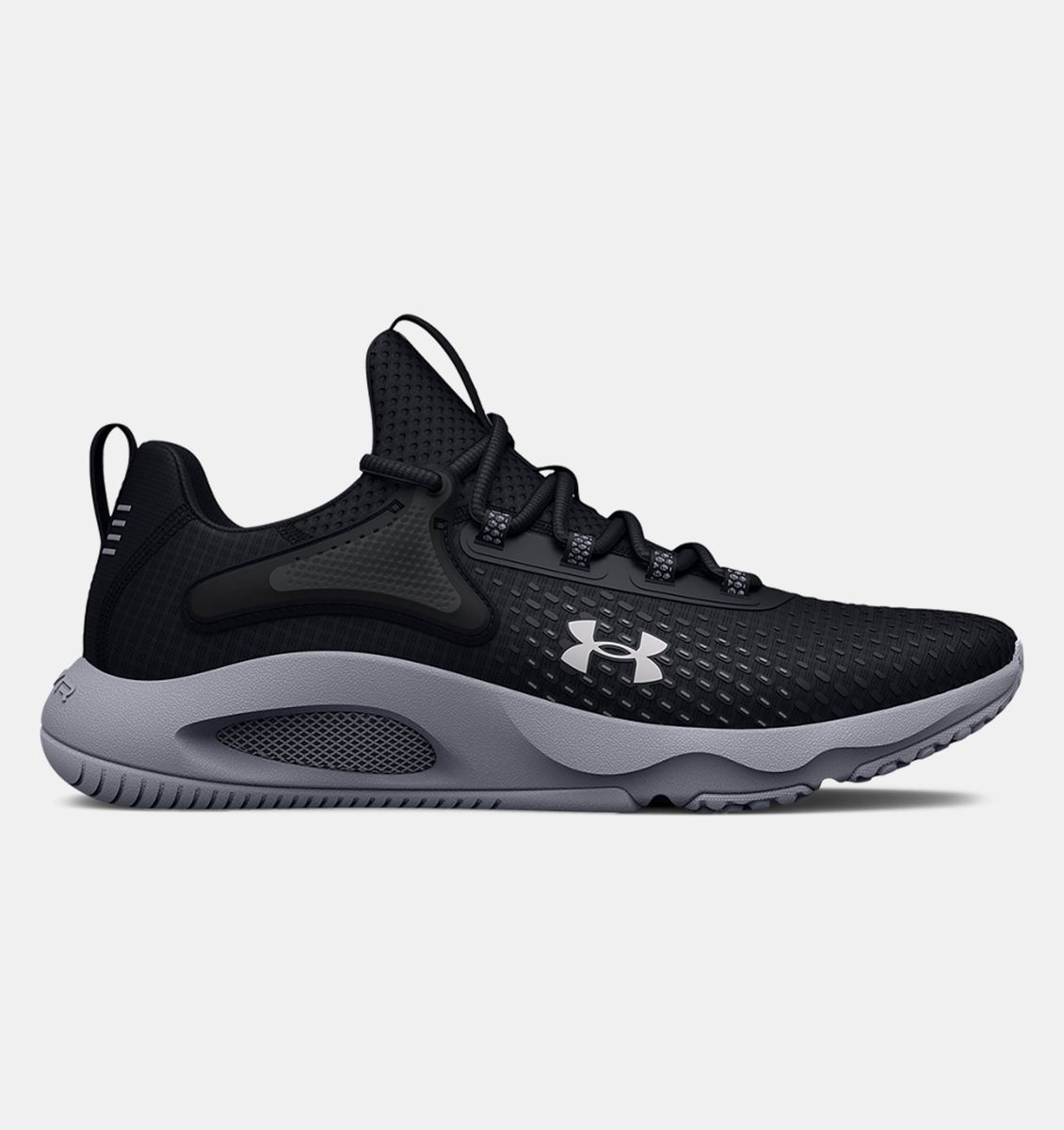 Under Armour Men's Hovr Rise 4 Training Shoes - Black/Mod Gray/Halo ...