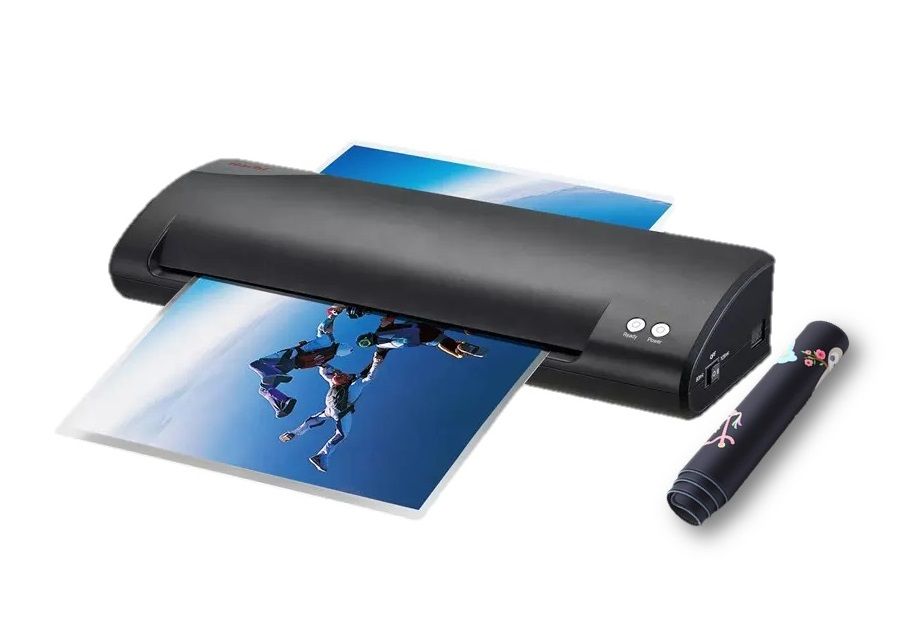 Laminator Machine For A6 up A4 size 30second warm up time Black