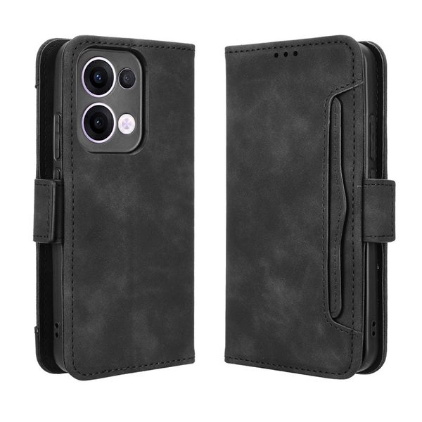 Multi Card Groove Leather Cover Compatible With Oppo Reno10 Pro Plus 5G