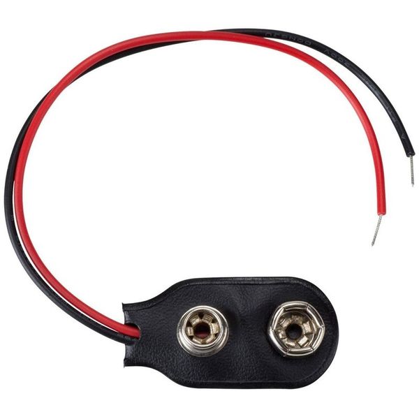 Keystone (234) Battery Contact, PP3 (9V), Wire Leads, Brass