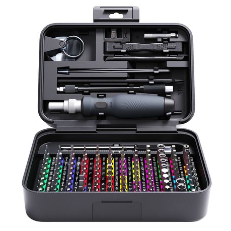 Topika - 132 PCS Magnetic Screwdriver Set, Mini Precision Repair Tool Kit