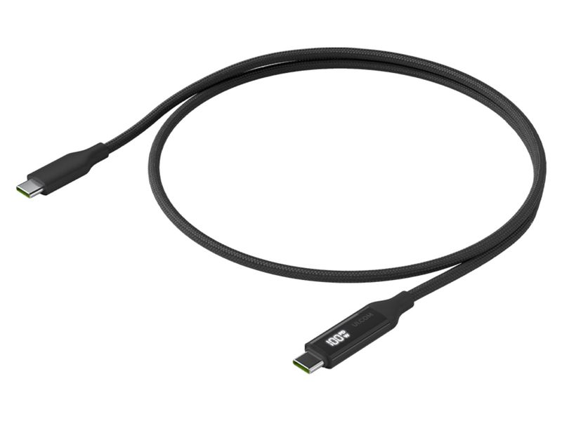 Ubiquiti USB-C Cable with Charge Display Black