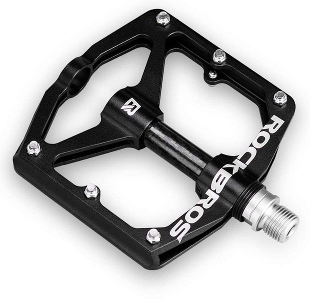 Rockbros Aluminium Wide Platform Pedals - Black