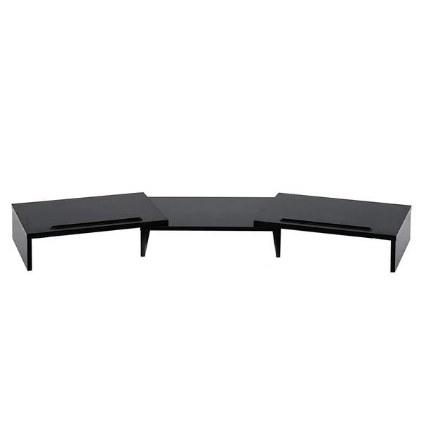 Adjustable Angle Dual Monitor Stand Riser for Computer Laptop