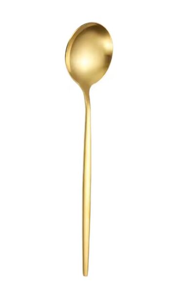 Gold Stainless Steel Spoons 18/0 Stainless Steel