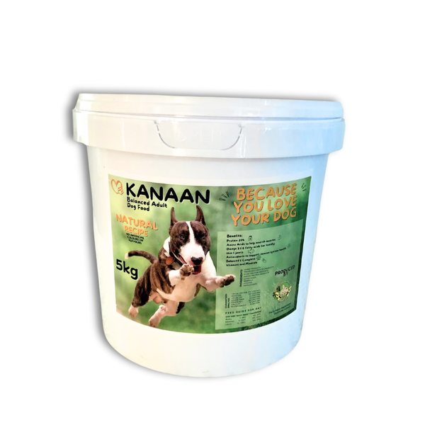 Kanaan Natural Dog Food (Adult) - 5kg Bucket