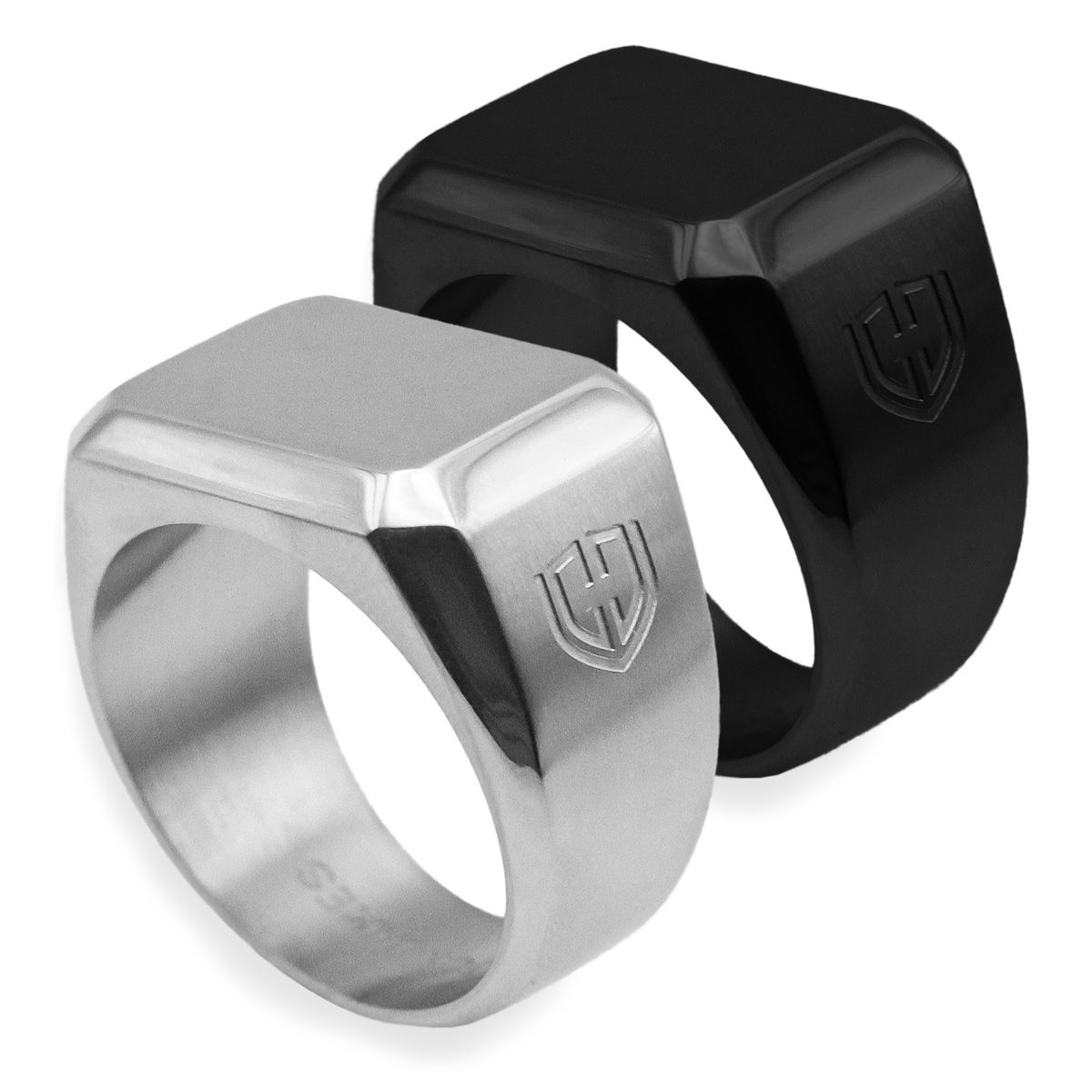 Colton James - Premium Men's 'Delta' Signet Ring Double Bundle | Shop ...