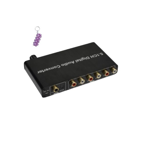 XF0101 5.1CH DAC Converter Audio Decoder AC-3 And A Keyholder