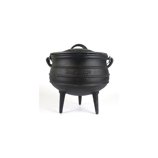 Bon Voyage Mini Cast Iron Small Potjie Pot 0.7 Liter (No. 1/4)