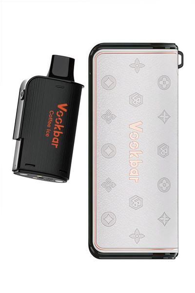VOOKBAR Vape LUXE X 16000 Puffs-Coffee Ice Pod-White Device