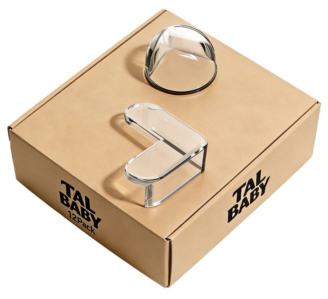 12 Piece Corner Protectors for Baby Edge Safety Bumpers - 6 R and 6 L