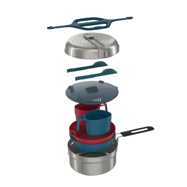 Quechua Sainless Steel Camping Cook Set - 2.1L