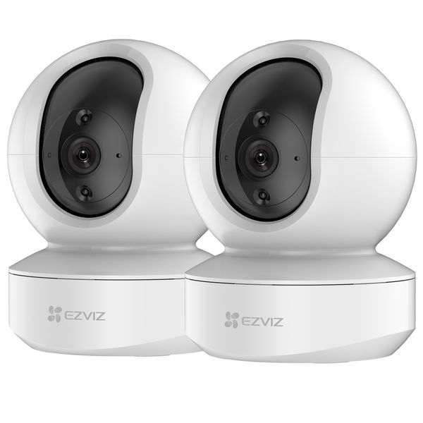 EZVIZ TY1 1080p Full HD Pan&amp;Tilt WiFi Security Camera Twin Pack