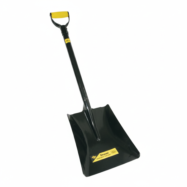 MTS Square Mouth Shovel with Steel Shaft for Gardening and Landscaping