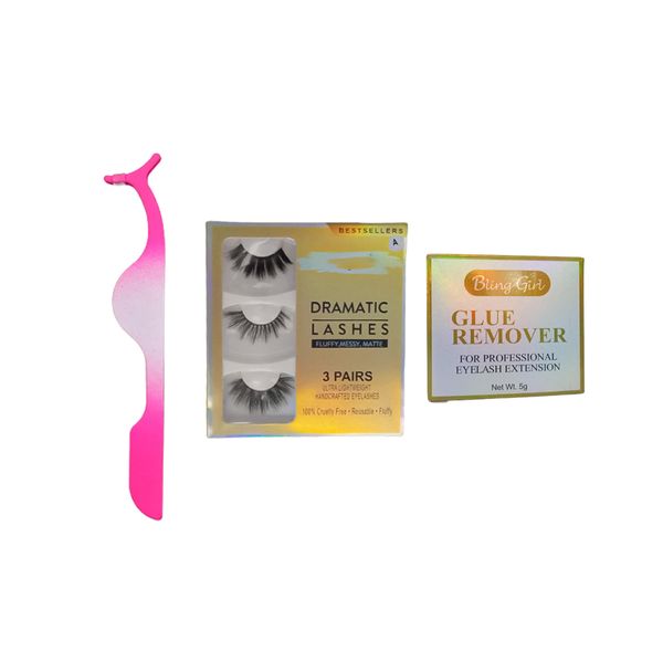 3 in 1 Dramatic Lashes - Pink