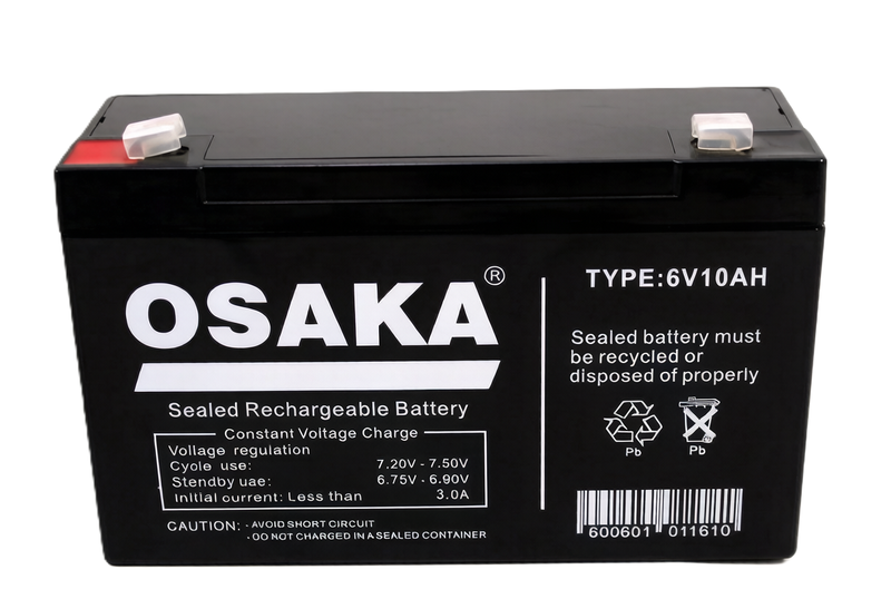 Osaka 6V 10Ah Sealed Rechargeable Battery image