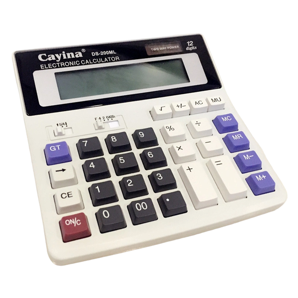 Accounting Calculator, Solar Energy, Aa Batteries Calculators, 4.3-Inch LCD