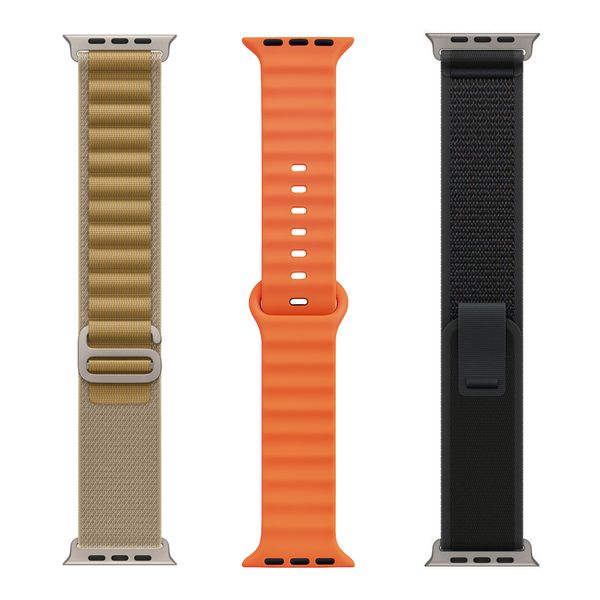3-Pack Watch Bands Straps Compatible with Apple Watch (Fits: 38/40/41/42mm)