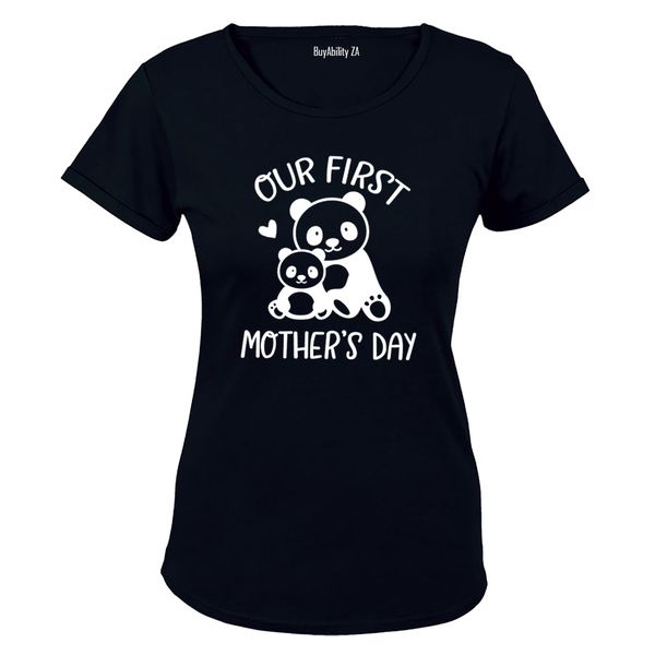 Our First Mother's Day - Panda - Ladies - T-Shirt