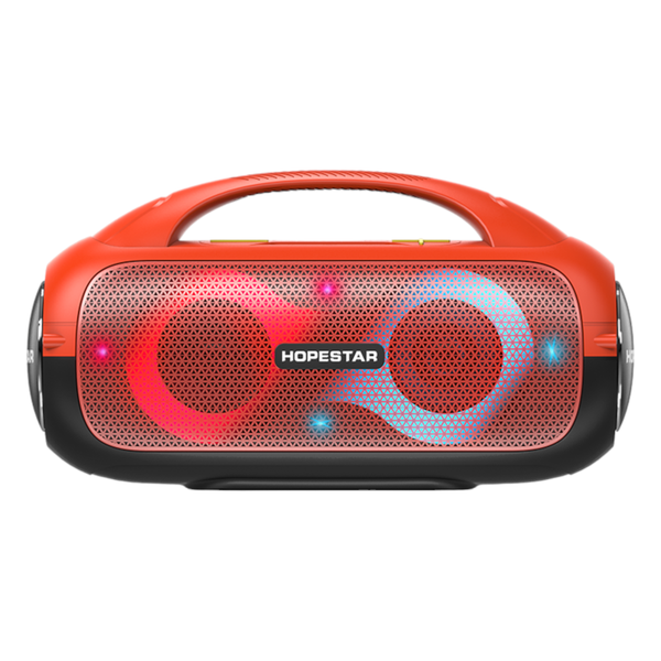 HOPESTAR - A50 Party - IPX6 Waterproof RGB Lighting Wireless Speaker Orange