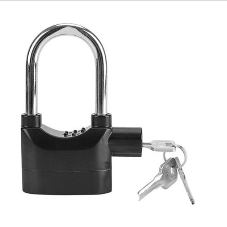 Alarm lock store for motorcycle