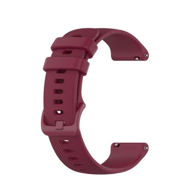 FocusFit Garmin Vivoactive 4S 18mm QuickRelease Silicone Strap