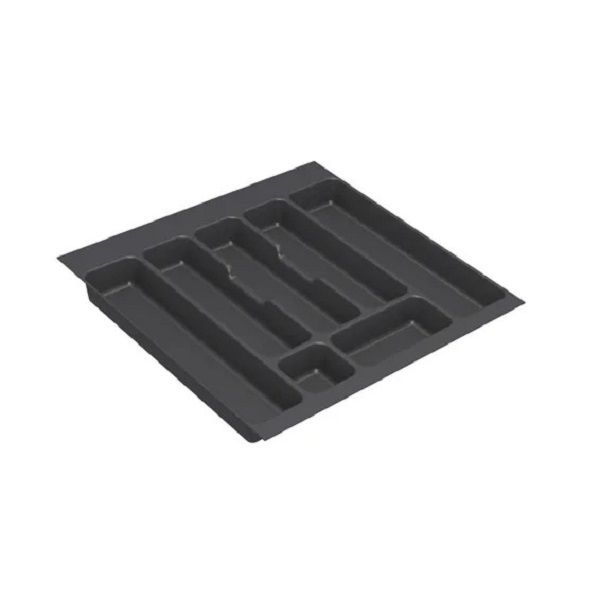 Kitchen Cutlery Tray 7 compatment Grey L60Cm