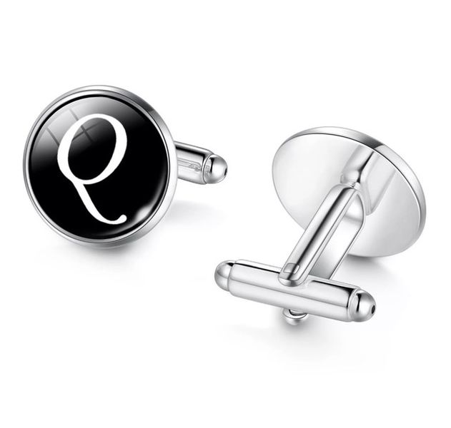 OTC Personalised Alphabet Initial Letter Cufflinks - Letter Q