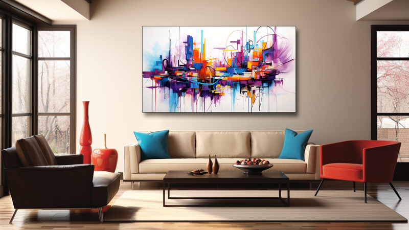 Canvas Wall Art - Abstract Fusion - HD0234