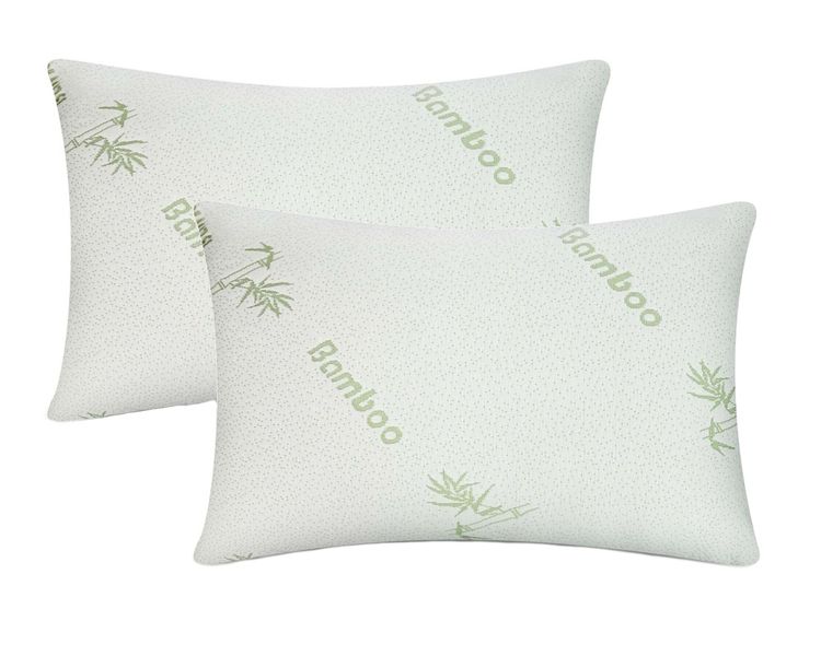 Premium Quality Memory Foam Bamboo Pillow - Pack Of 2