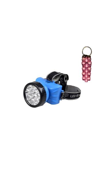 LED Rechargeable Headlamp And A Keyholder