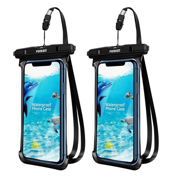 Fonken Full View Waterproof Case For Phone Transparent Dry Bag