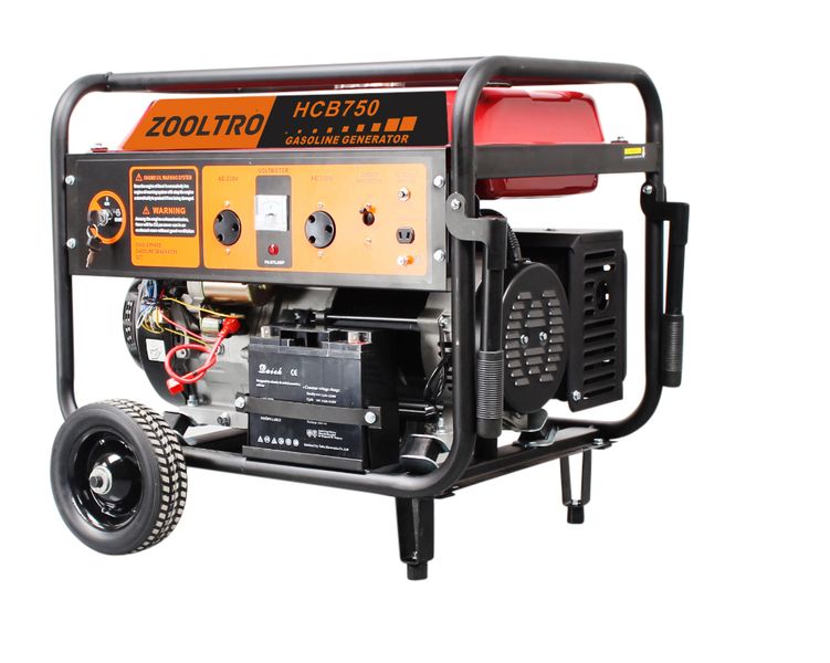 Zooltro 8.7KVA Petrol Gasoline Generator - 7000W with 4 Stroke OHV Engine