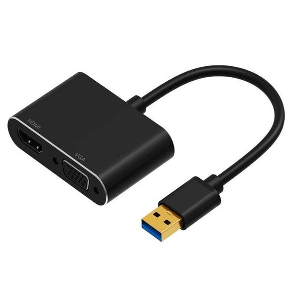 2 in 1 USB 3.0 to 2K HDMI / VGA