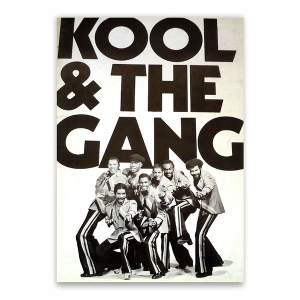 Kool And The Gang Black And White Poster - A1