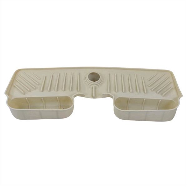 Kitchen Faucet Absorbent Mat Sink Splash Guard Silicone Creamy-White