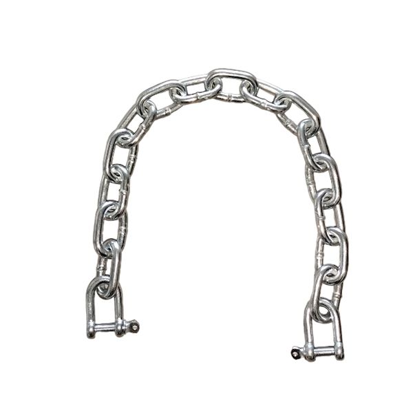 innolife-Boxing Bag Hanging Galvanised Chain- 550mm Length -8mm D-Shackles