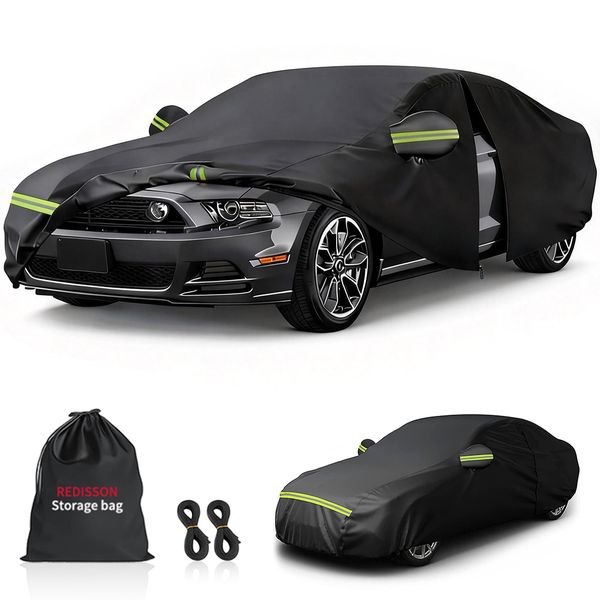 Auto 8-Layer Car Covers UV Rain Resistant Protection Waterproof