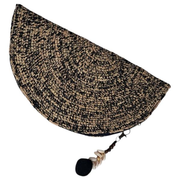 Half Moon Crochet Clutch Bag image