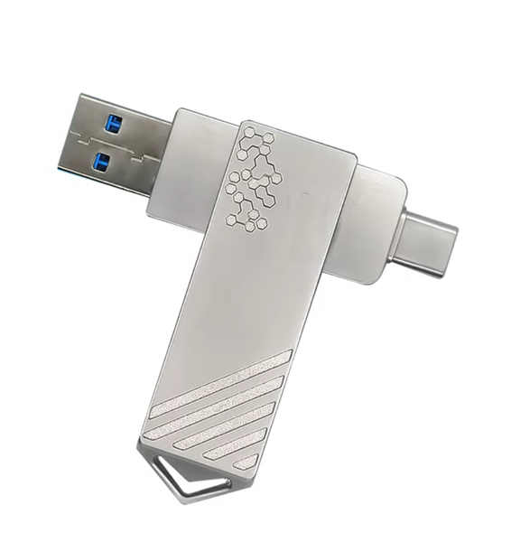 USB 3.1 2 In 1 High Speed Flash Drive USB Flash Drive Memory Stick Sleek