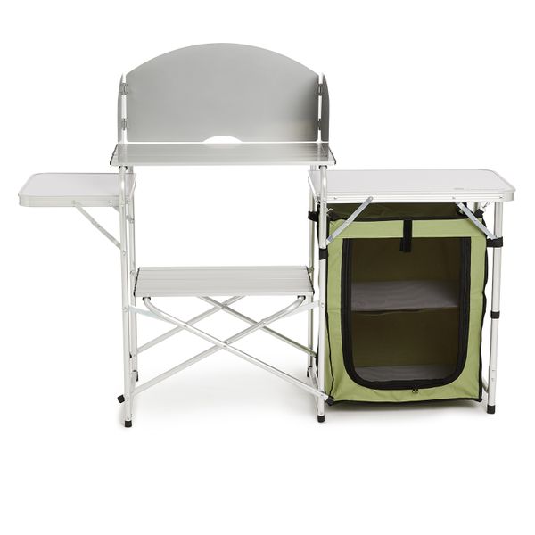 Campground Camping Kitchen Table &amp; Cupboard