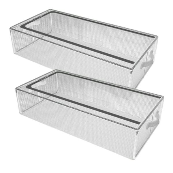 PVC Shoe Organizer Shoe Storage Dustproof Transparent Organizer 2-Pack