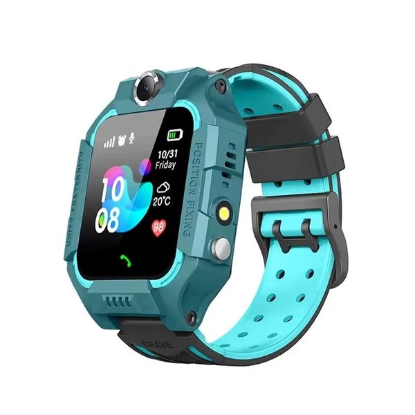 Kids Smart Watch With Built In Telephone Cameras Ip65 Waterproof - green