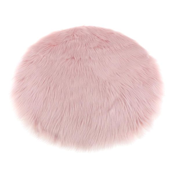 Home Rug Super Soft Faux Fur Round