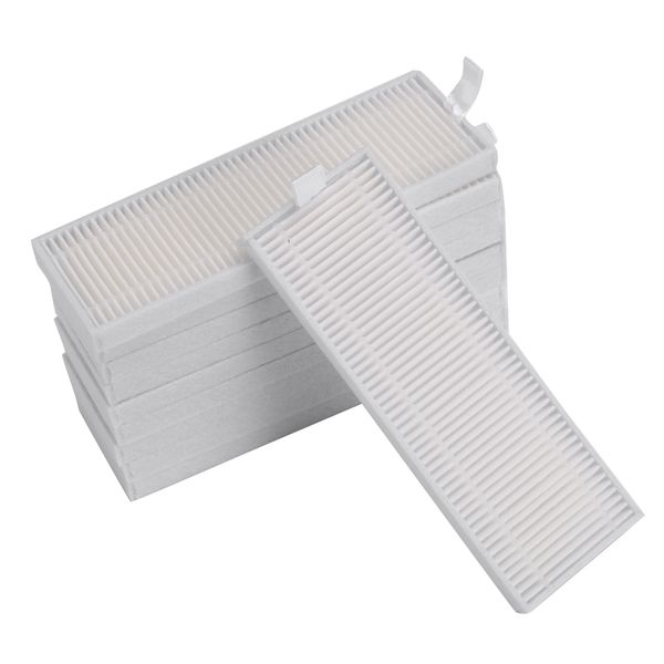 10 Pcs HEPA Filter Replacement Parts Kits for Qihoo 360 S10 X100 MAX