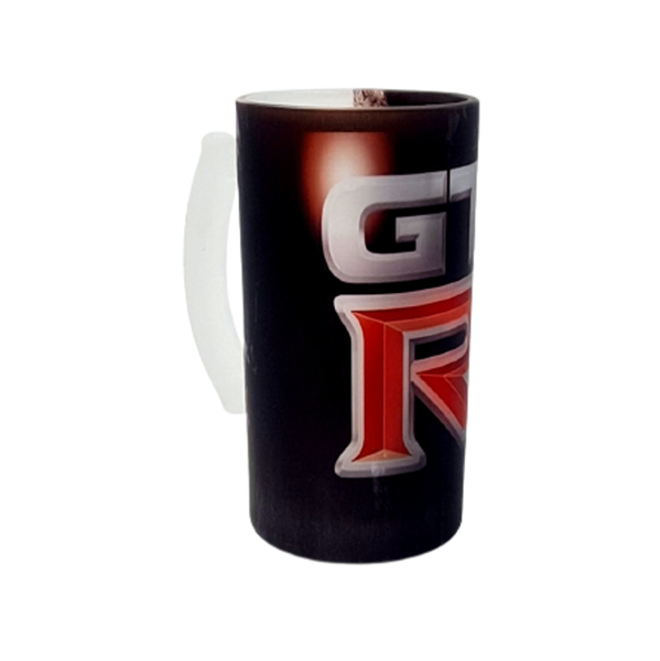 Frosted Glass Beer Stein - GTR Themed