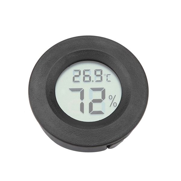 Small Portable Round Hydrometer and Thermometer with Digital Display
